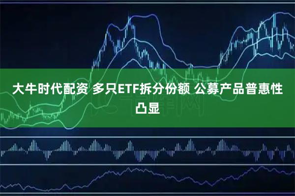 大牛时代配资 多只ETF拆分份额 公募产品普惠性凸显